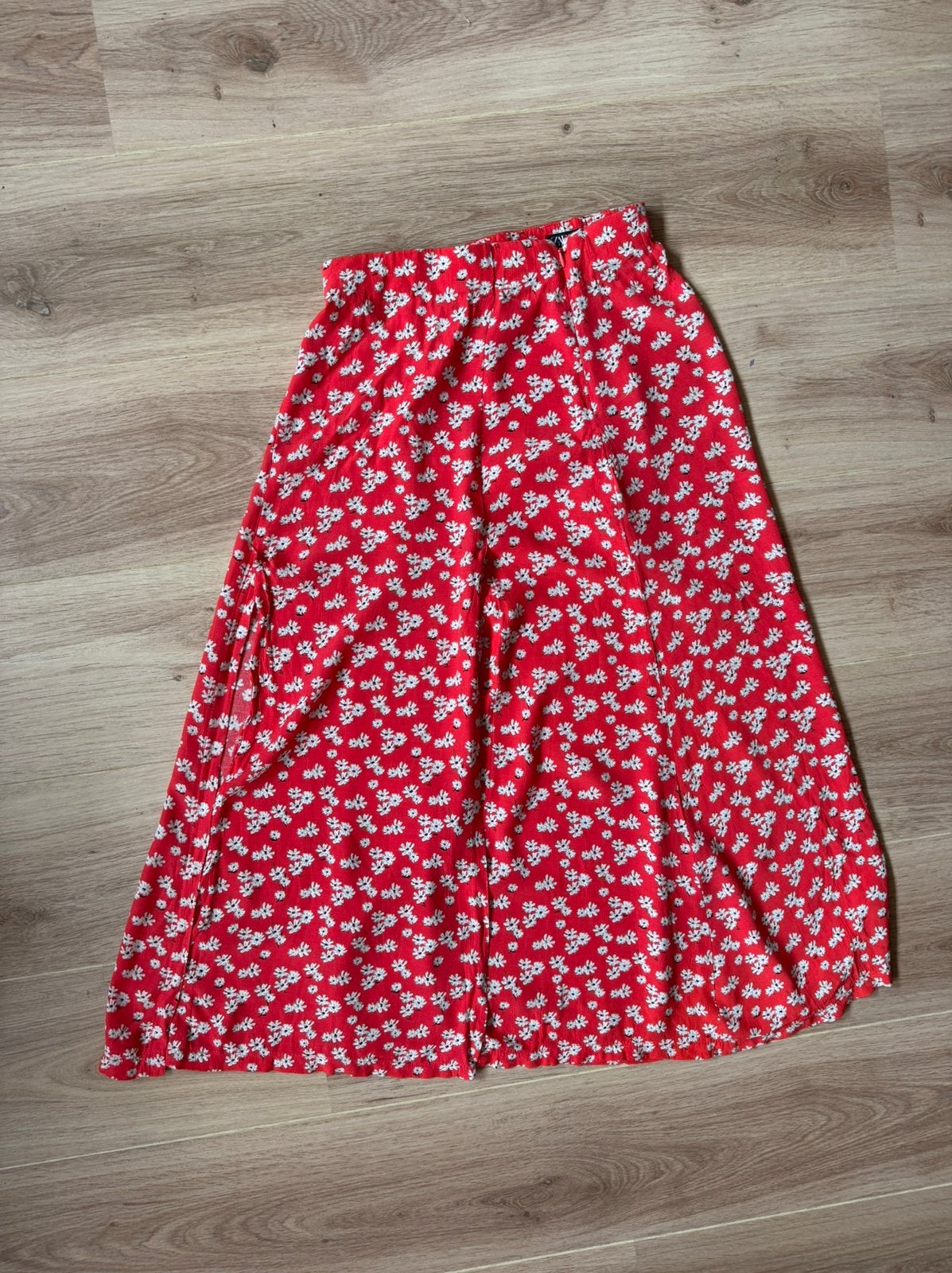 Zara lange rok met rits en split maat XS, Ophalen of Verzenden, Zo goed als nieuw, Maat 34 (XS) of kleiner, Onder de knie