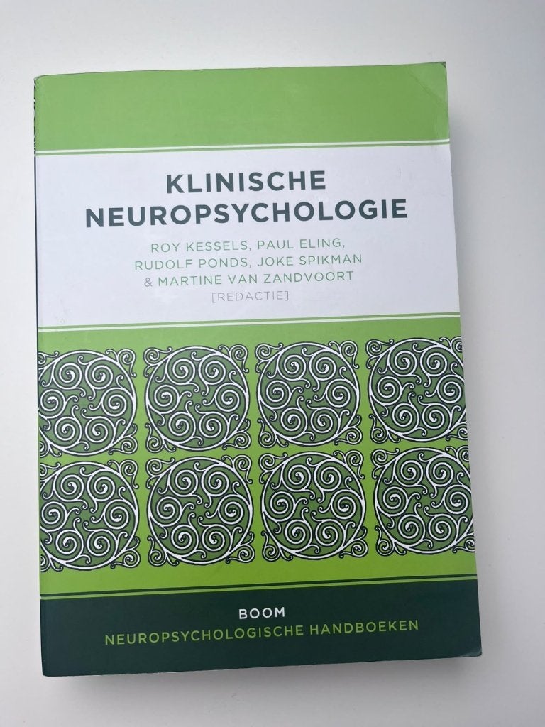 Klinische Neuropsychologie - Roy Kessels, Ophalen of Verzenden, Roy Kesses, Paul Eling, Gamma, WO