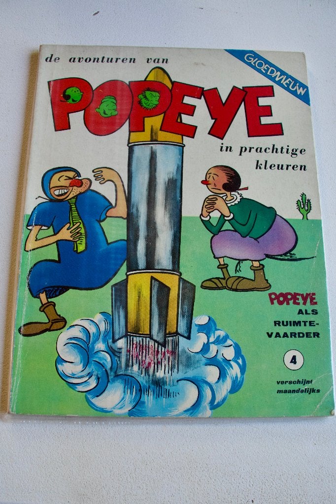 Popeye als ruimtevaarder, Eén stripboek, Ophalen of Verzenden, Zo goed als nieuw