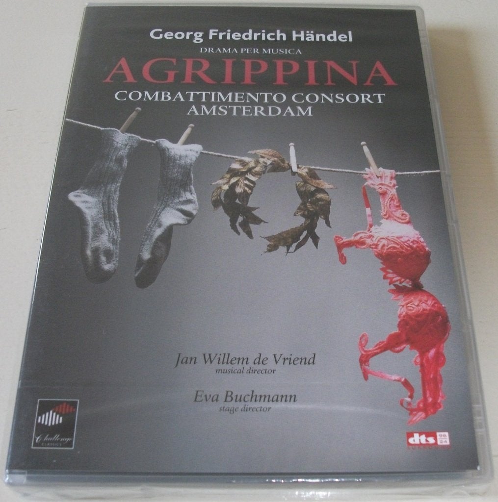 Dvd *** AGRIPPINA *** Georg Friedrich Händel *NIEUW*, Cd's en Dvd's, Ophalen of Verzenden, Concert, Nieuw in verpakking, Vanaf 12 jaar
