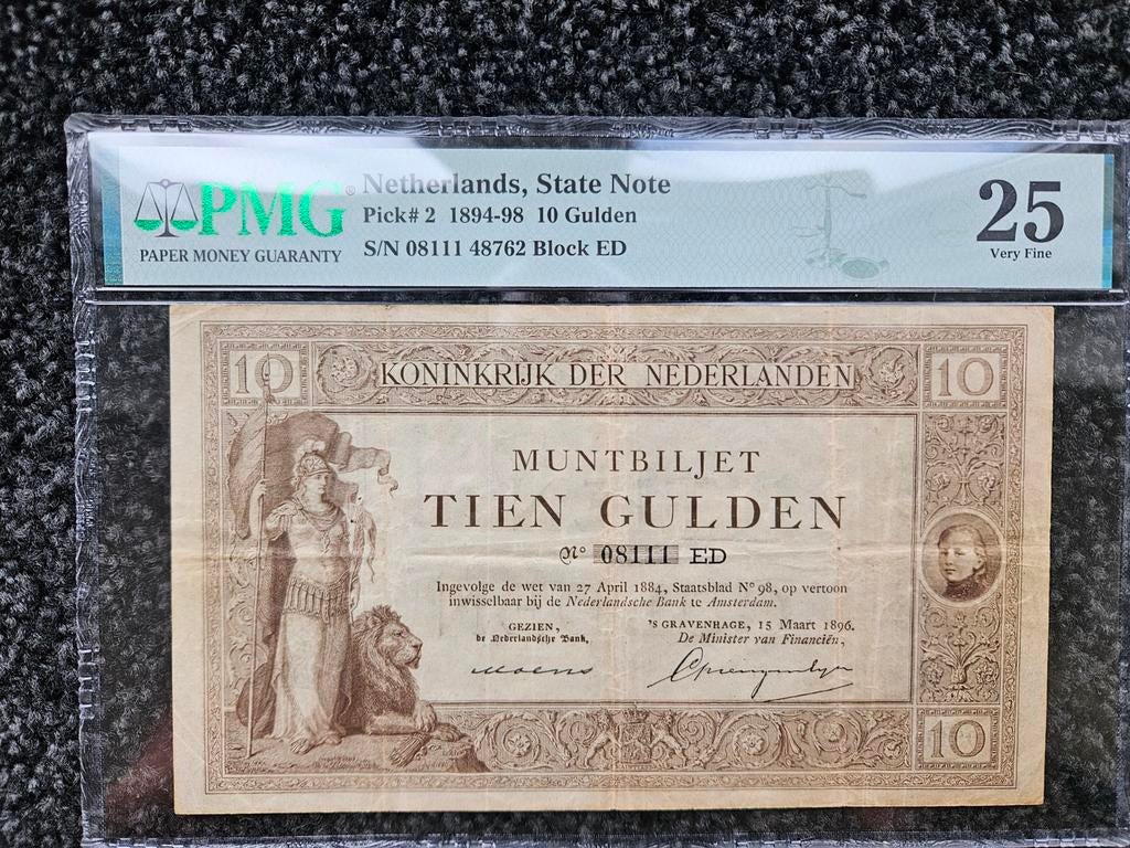 10 gulden 1896, Ophalen of Verzenden