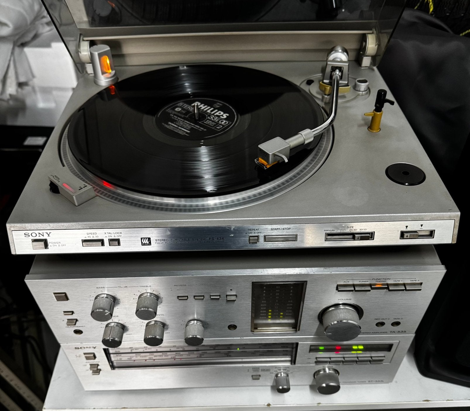 Sony stereo set, Ophalen, Sony, Losse componenten, Zo goed als nieuw