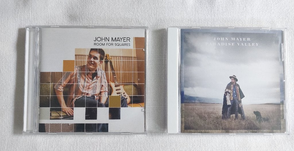 John Mayer CD's: Room for Squares & Paradise Valley, Cd's en Dvd's, Inclusief doosje, Zo goed als nieuw, Album, Verzenden