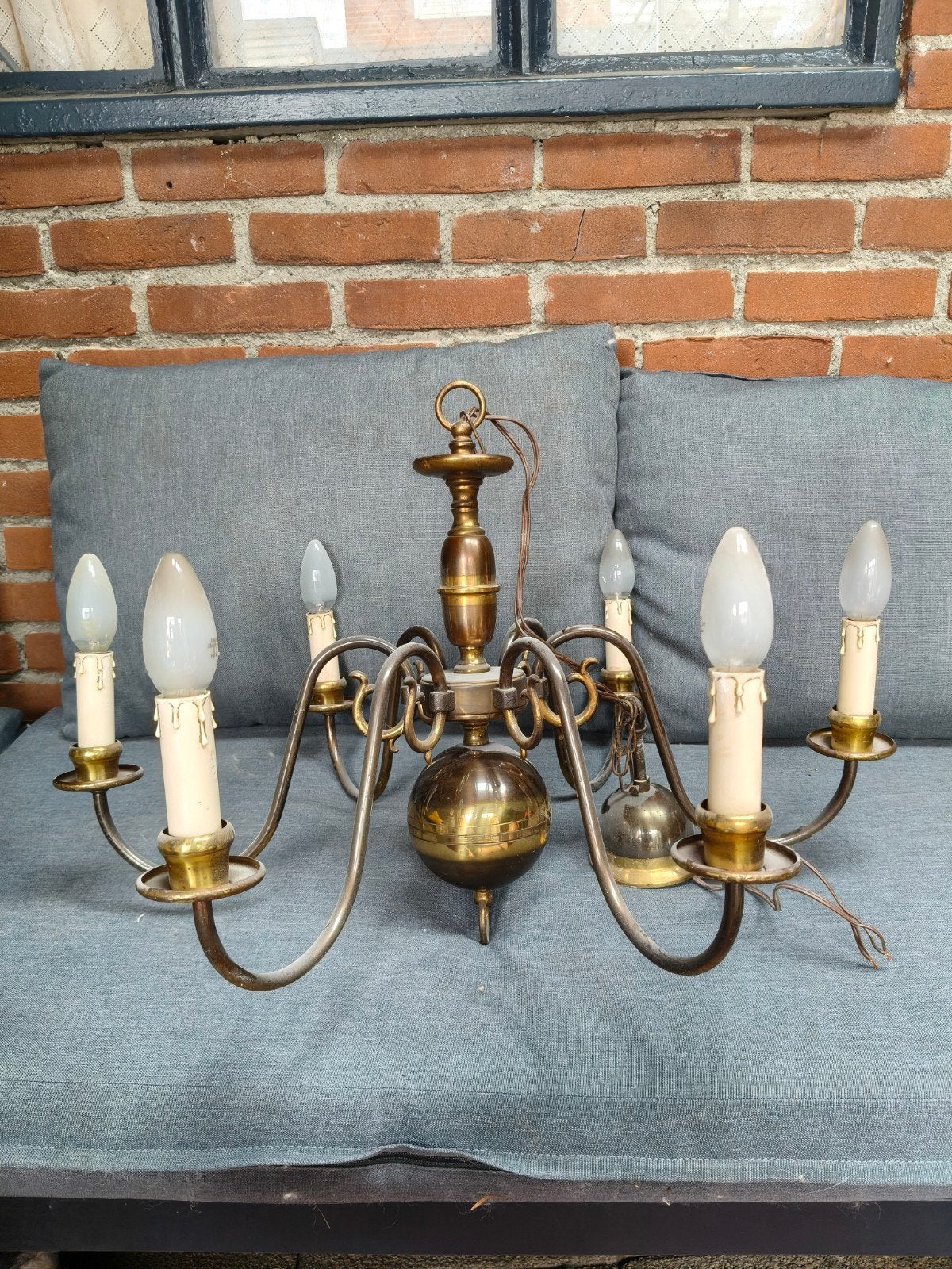 antieke lampen, Ophalen of Verzenden