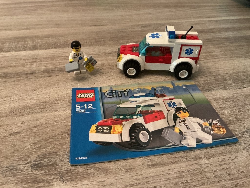 Lego city ambulance 7902, Compleet, City, Lego, Ophalen of Verzenden