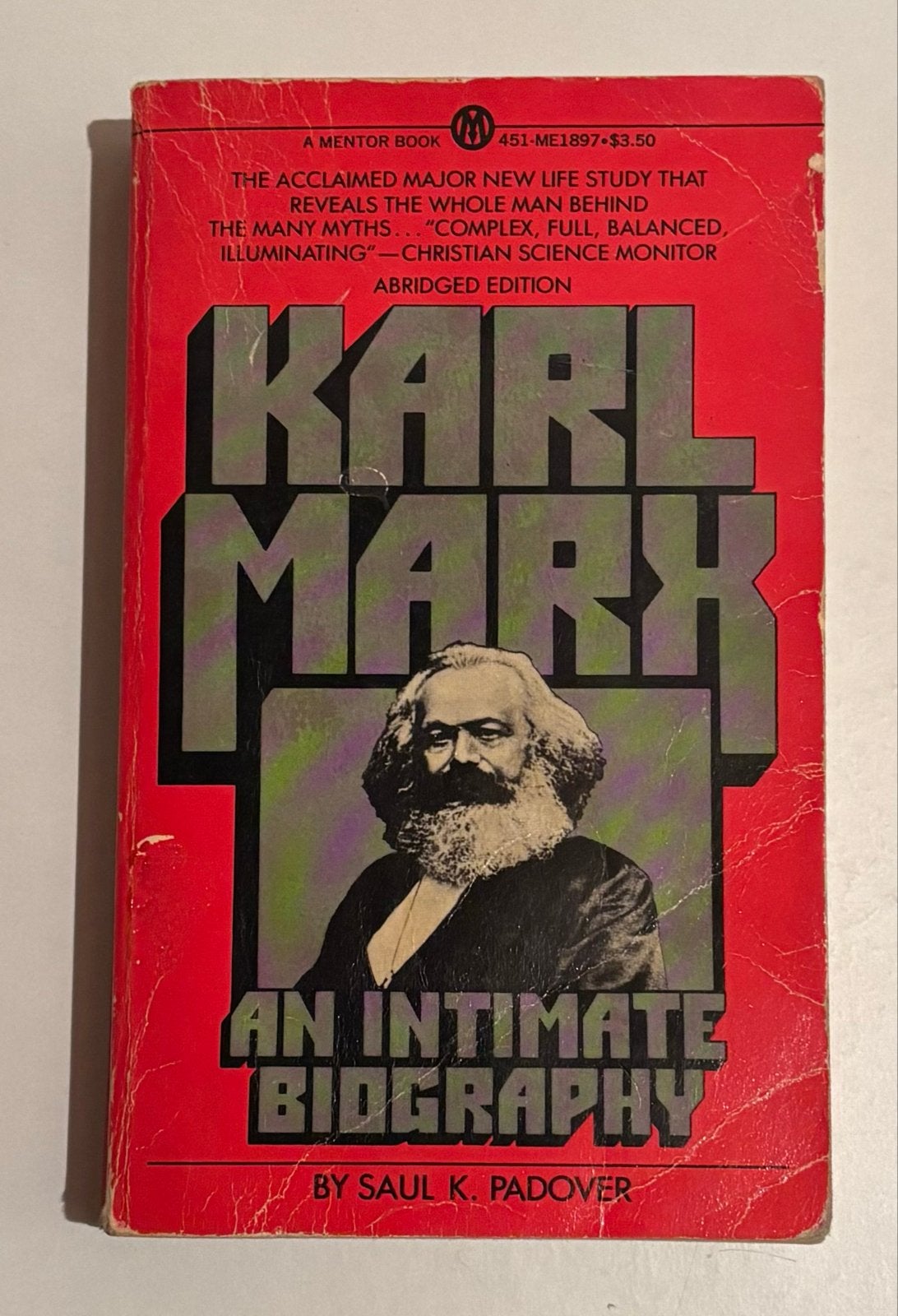 Karl Marx: An Intimate Biography - Saul K. Padover, Ophalen of Verzenden, Gelezen, Politiek