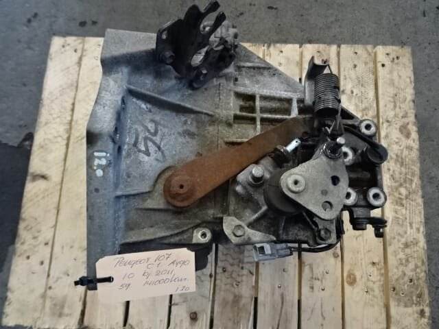 Versnellingsbak Peugeot 107 C1 Aygo bj 2011 141000 km 5 gang, Auto-onderdelen, Gebruikt, -, -, Ophalen of Verzenden