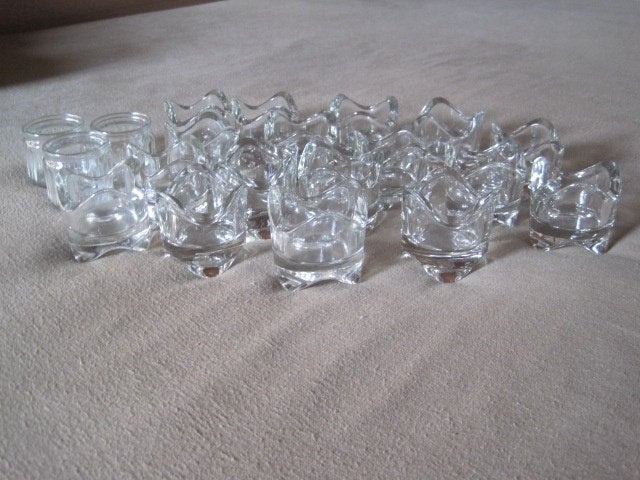 20 waxinelichthouders. Ikea Vasna. Glas. 0.50 euro per stuk., IKEA, Nieuw, Ophalen of Verzenden, Glas
