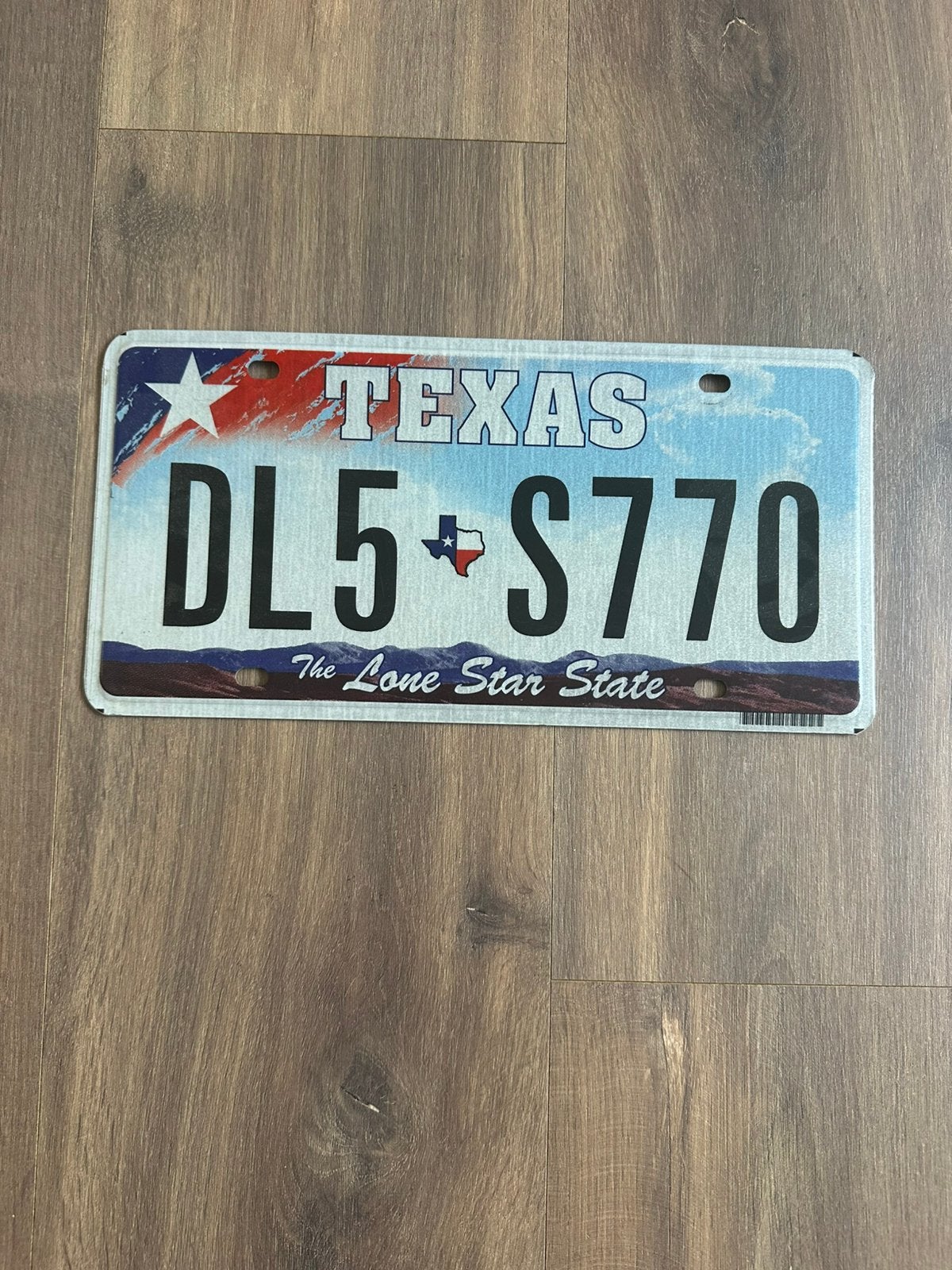 Originele Amerikaanse kentekenplaat Texas – Lone Star State, Ophalen of Verzenden, Gebruikt, Auto's