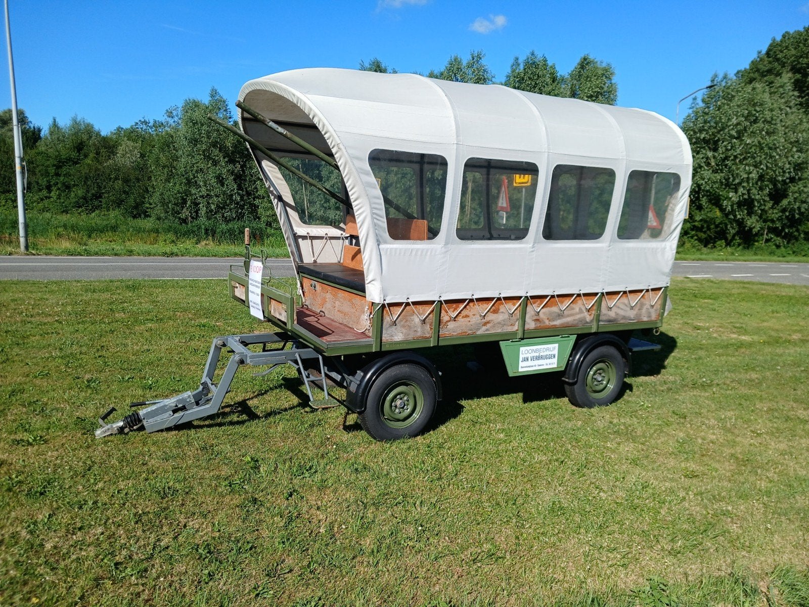 Huifkar, Ophalen