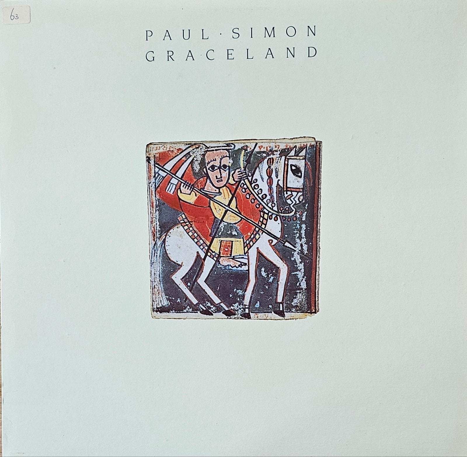 Paul Simon - Graceland LP (1986), LP, Gebruikt, Pop, Originele persing
