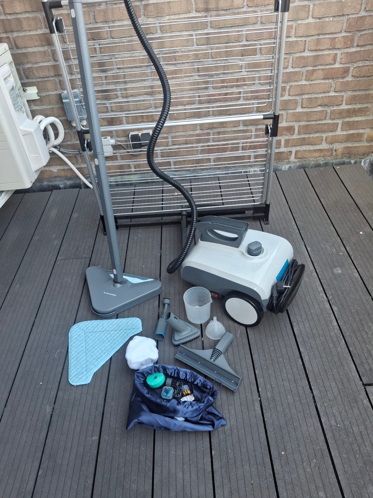 Techweise Stoomreiniger ts1 met accessoires - Zo goed als ni, Ophalen of Verzenden, Overige merken, Inclusief accessoires, Stoomreiniger