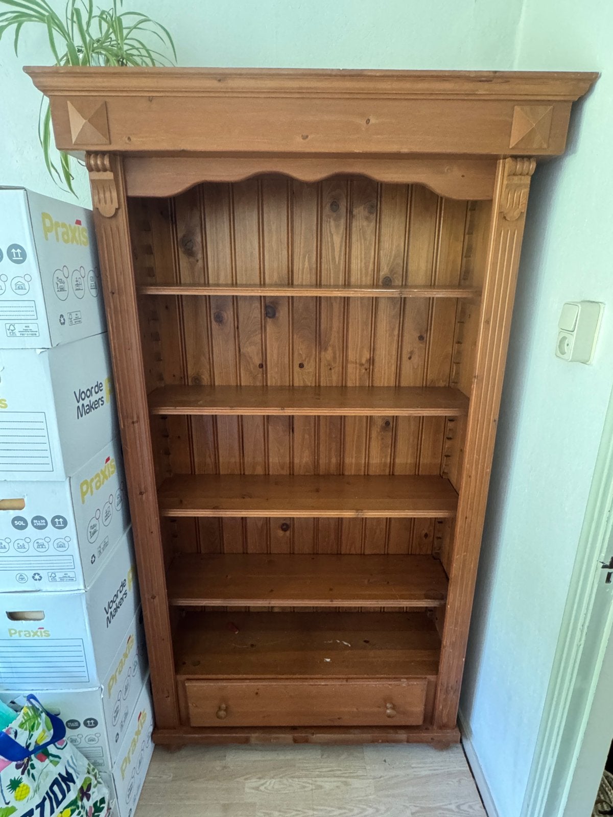 Boekenkast, Ophalen, 50 tot 100 cm, Zo goed als nieuw, 150 tot 200 cm
