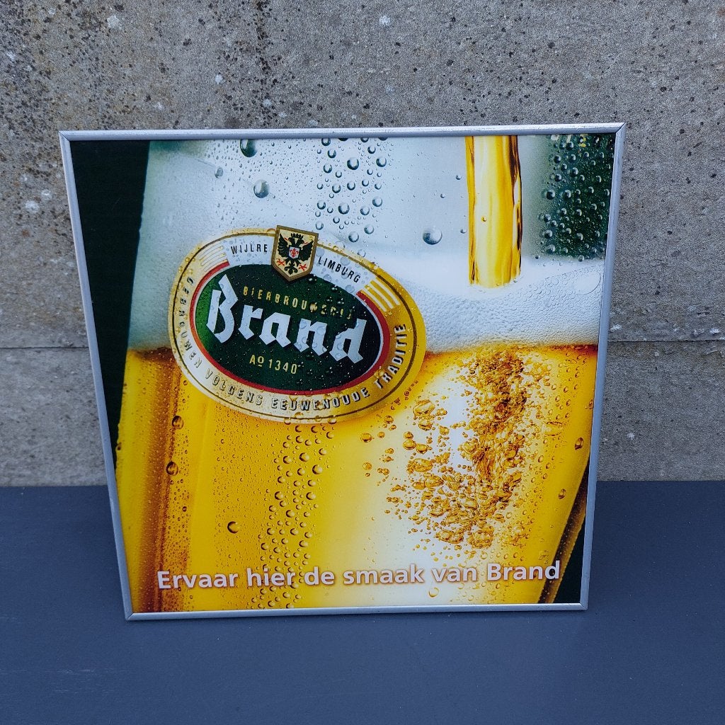 Brand Bier Lichtbak, Verzamelen, Ophalen of Verzenden, Gebruikt, Lichtbak of (neon) lamp