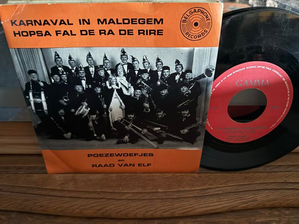 Karnaval in Maldegem - Hopsa Fal de Ra de Rire Vinyl, 7 inch, Single, Ophalen of Verzenden, Zo goed als nieuw