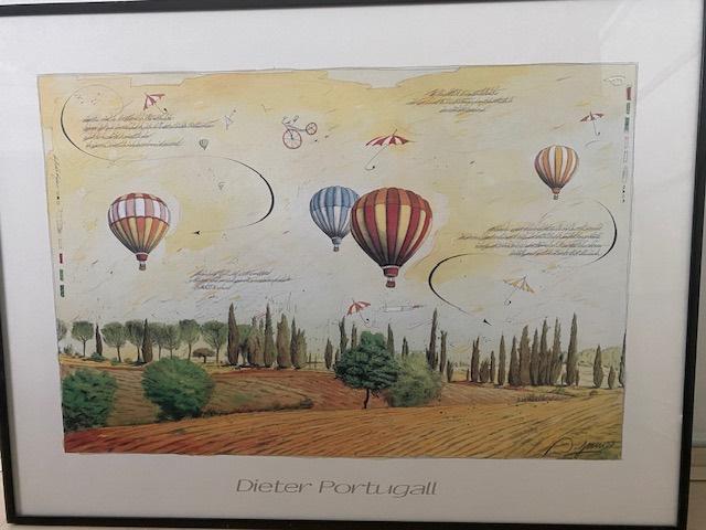 litho ballon, Antiek en Kunst, Ophalen