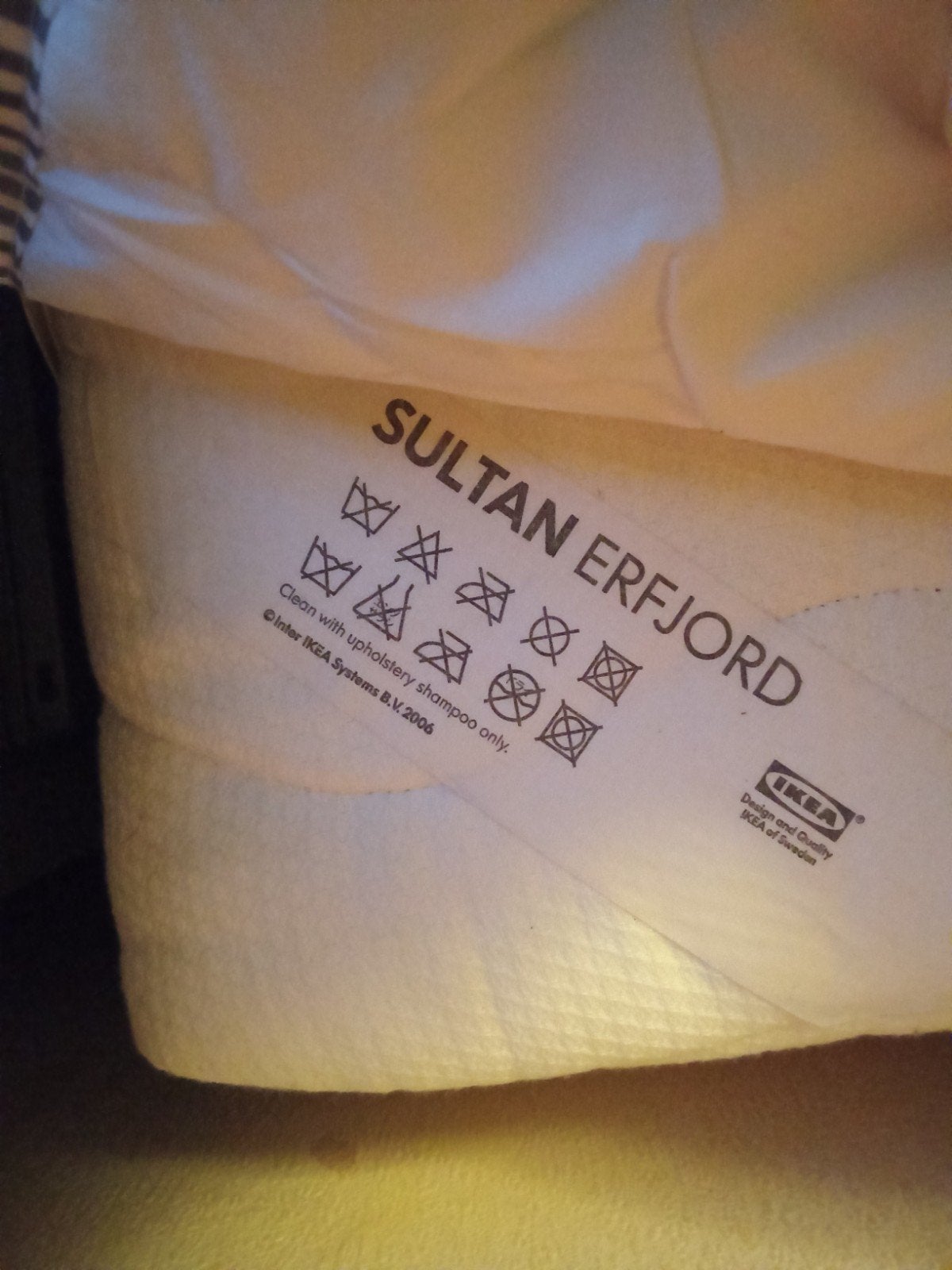 Matras Sultan Erfjord 160x200x18 cm, Ophalen, Gebruikt, Tweepersoons, Wit
