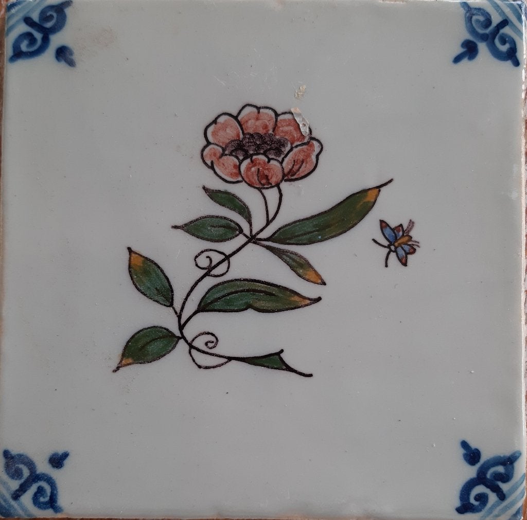 2 Makkumer tegels, Antiek en Kunst, Ophalen of Verzenden