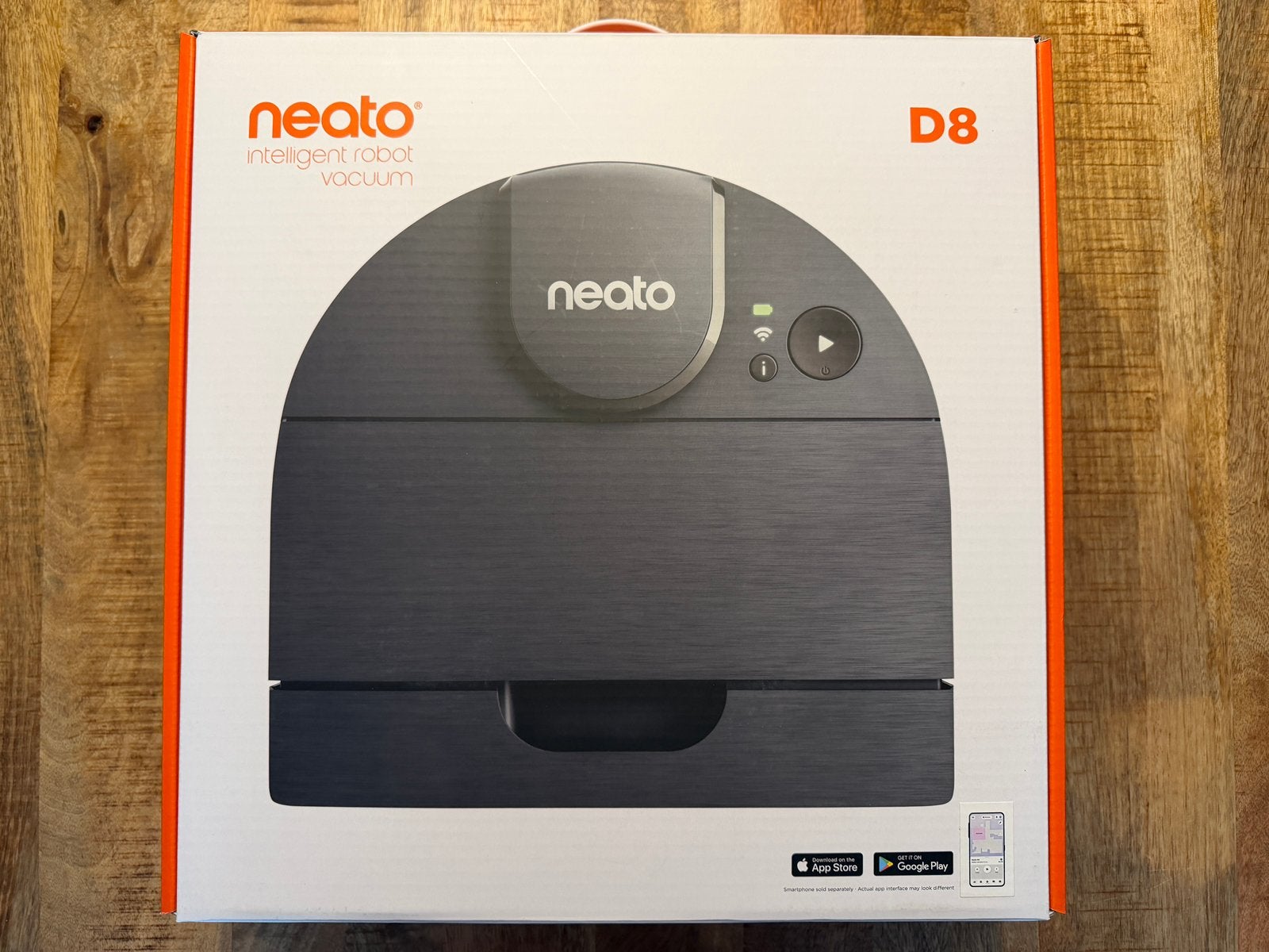 Neato Robotics D8, Witgoed en Apparatuur, Ophalen of Verzenden, Zo goed als nieuw, Robotstofzuiger, Inclusief accessoires