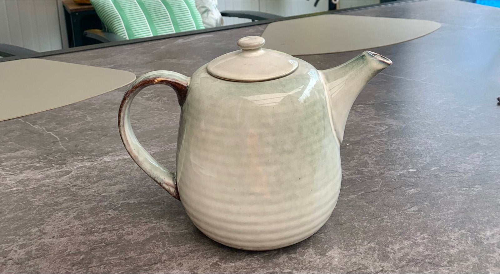 Nieuwe Mica Decorations theepot Tabo grijs, Ophalen of Verzenden, Nieuw, Overige merken, Theepot