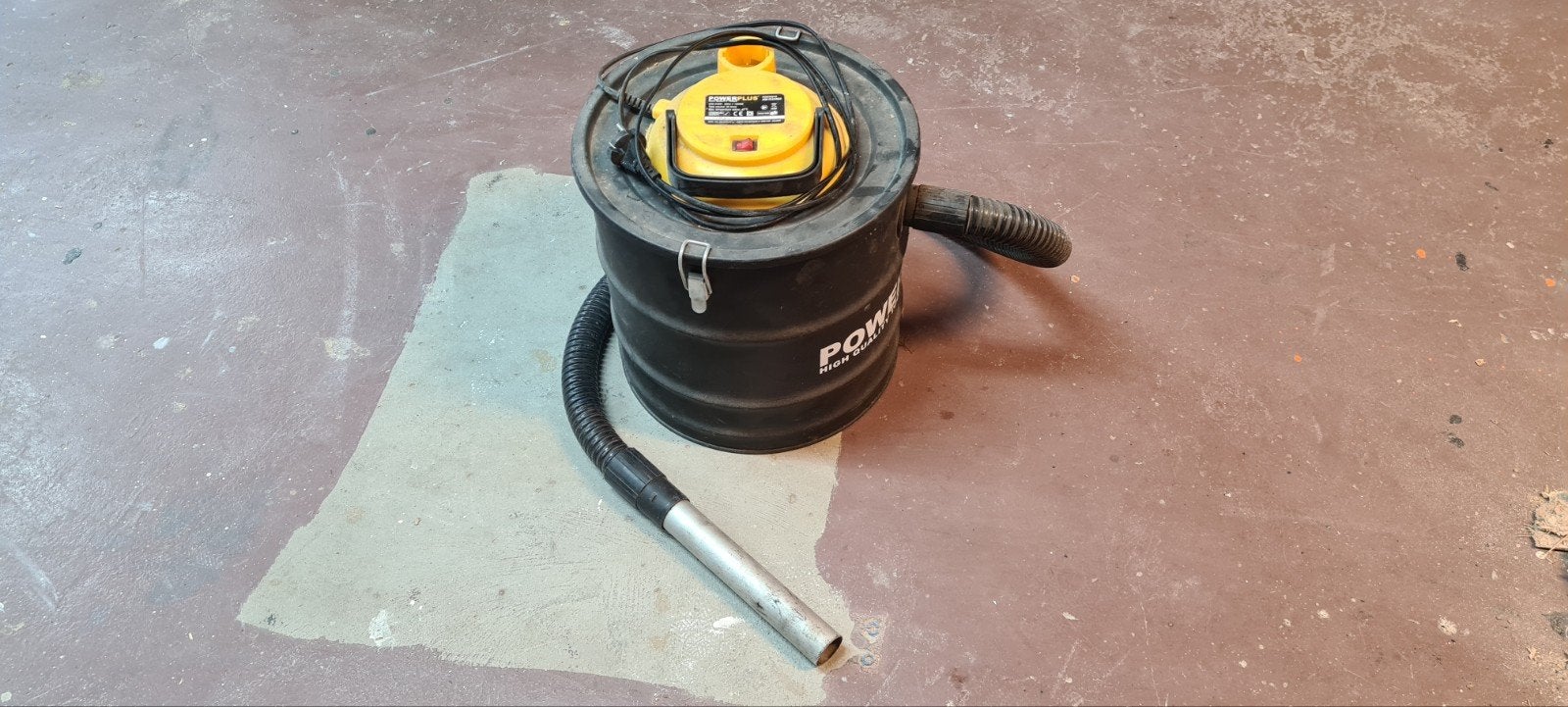Powerplus Aszuiger POWX3010 - 1200W - 20L, Overige merken, Gebruikt, Ophalen of Verzenden, Industriële stofzuiger