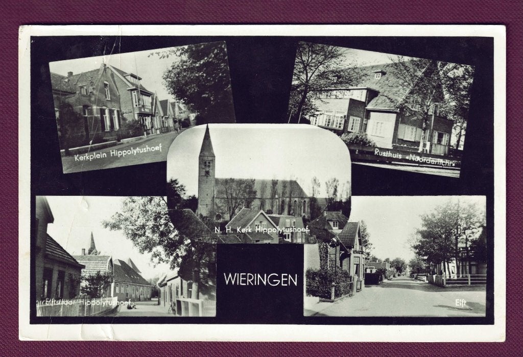 Wieringen (N.H.) - 5-luik o.a. Rusthuis - 1974 (pst.Hippolyl, Ophalen of Verzenden, 1960 tot 1980, Gelopen, Noord-Holland