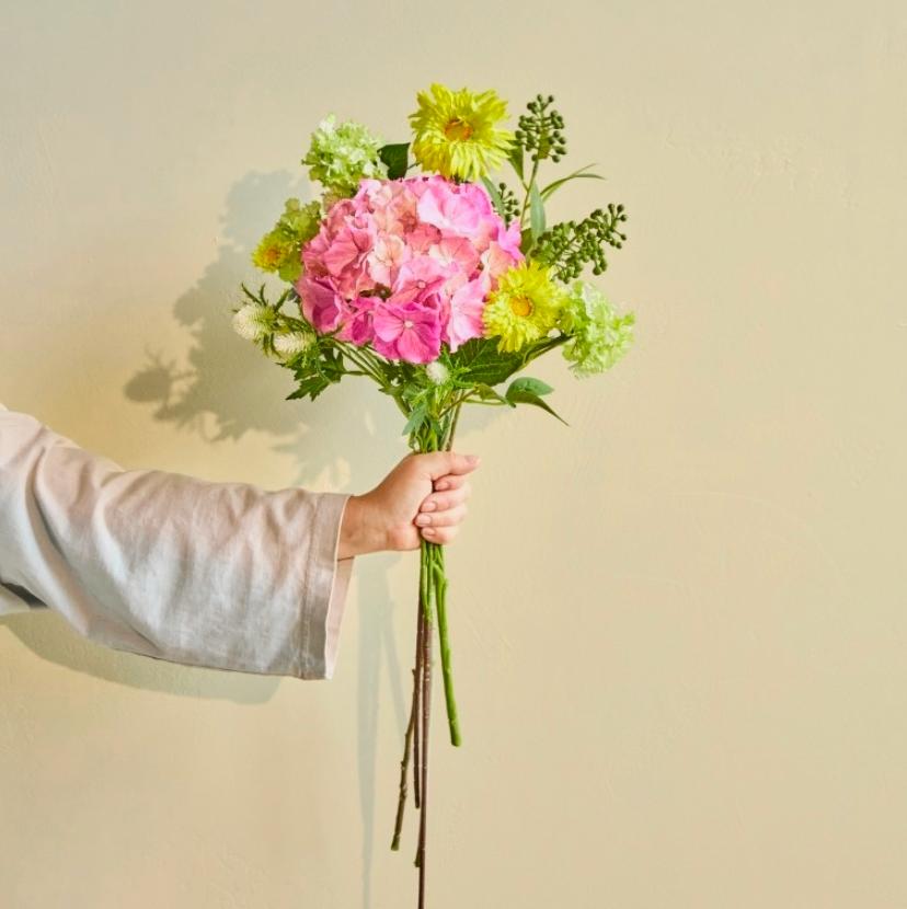 House Doctor HDGarden Pop kunstbloemen boeket NIEUW roze wit, Inclusief kunstbloemen, Binnen, Kunstbloem, Nieuw