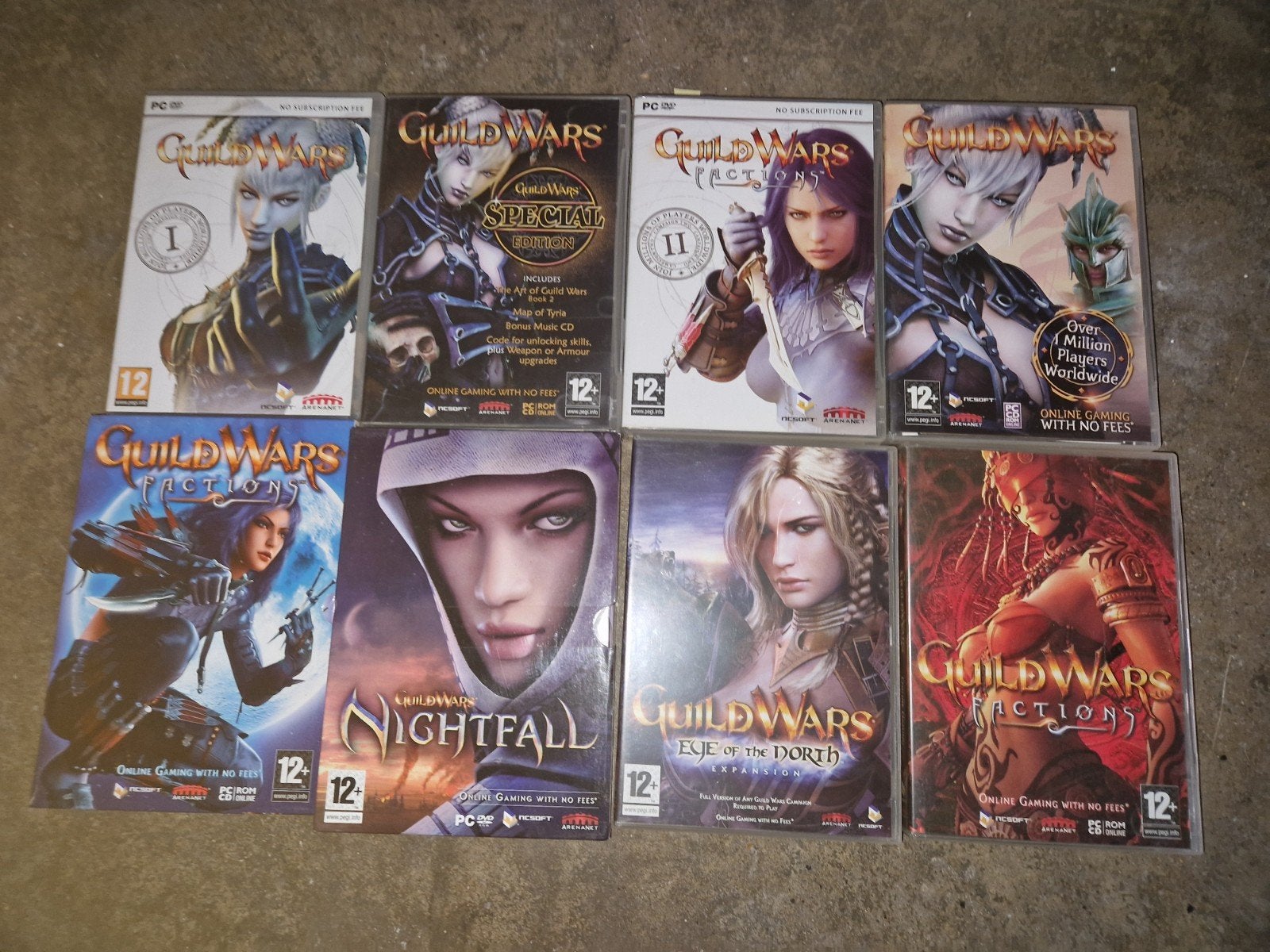 Guild Wars PC Games Collectie - 8 Spellen, Spelcomputers en Games, Games | Pc, Online, Gebruikt, Ophalen of Verzenden, Role Playing Game (Rpg)