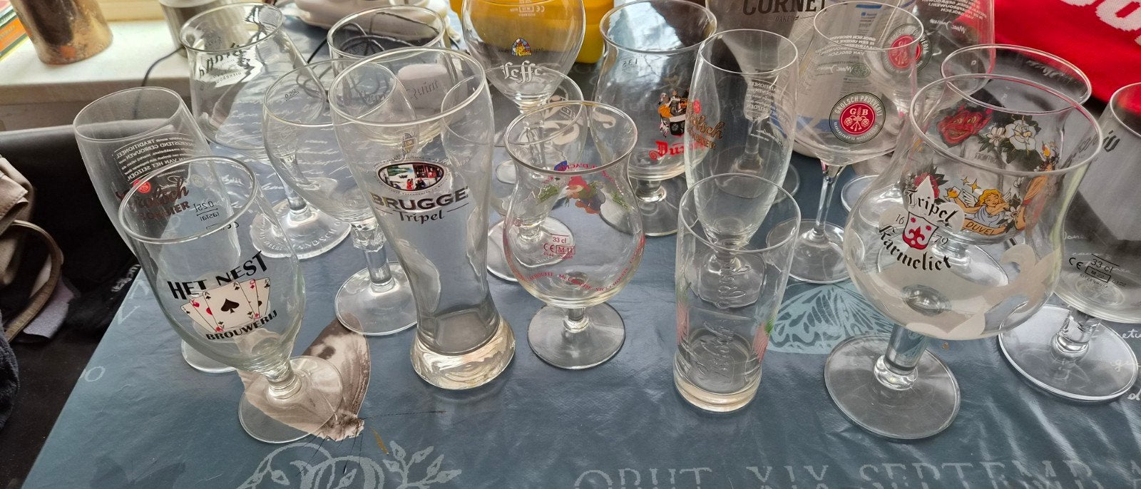 bierglazen gratis, Ophalen of Verzenden, Zo goed als nieuw