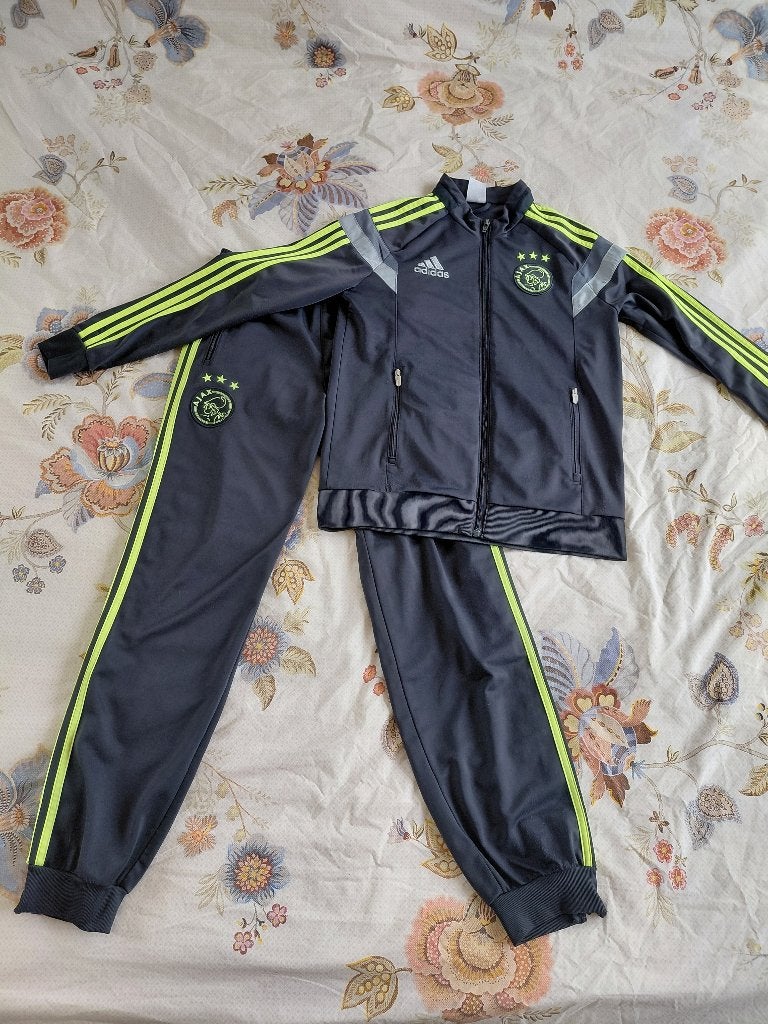 ajax trainingspak seizoen 2014-2015 ~ maat 164, Adidas, Gebruikt, Sport- of Zwemkleding, Ophalen of Verzenden