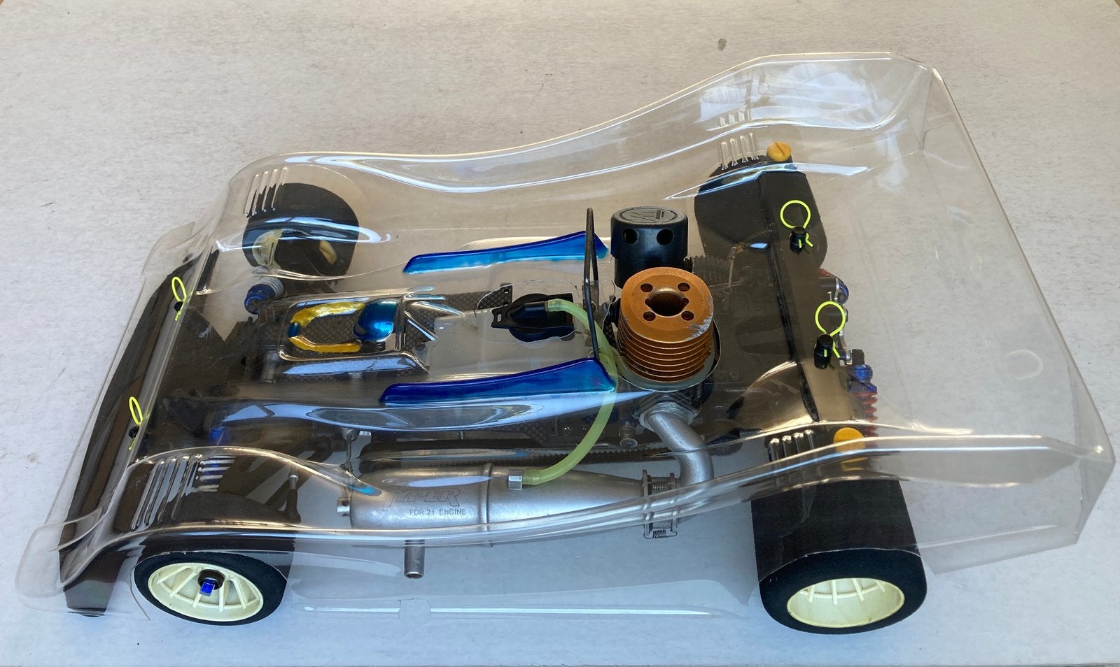 Vintage Picco Speed 1:8 4WD rc racecar, Gebruikt, Verzenden, Auto onroad, Nitro