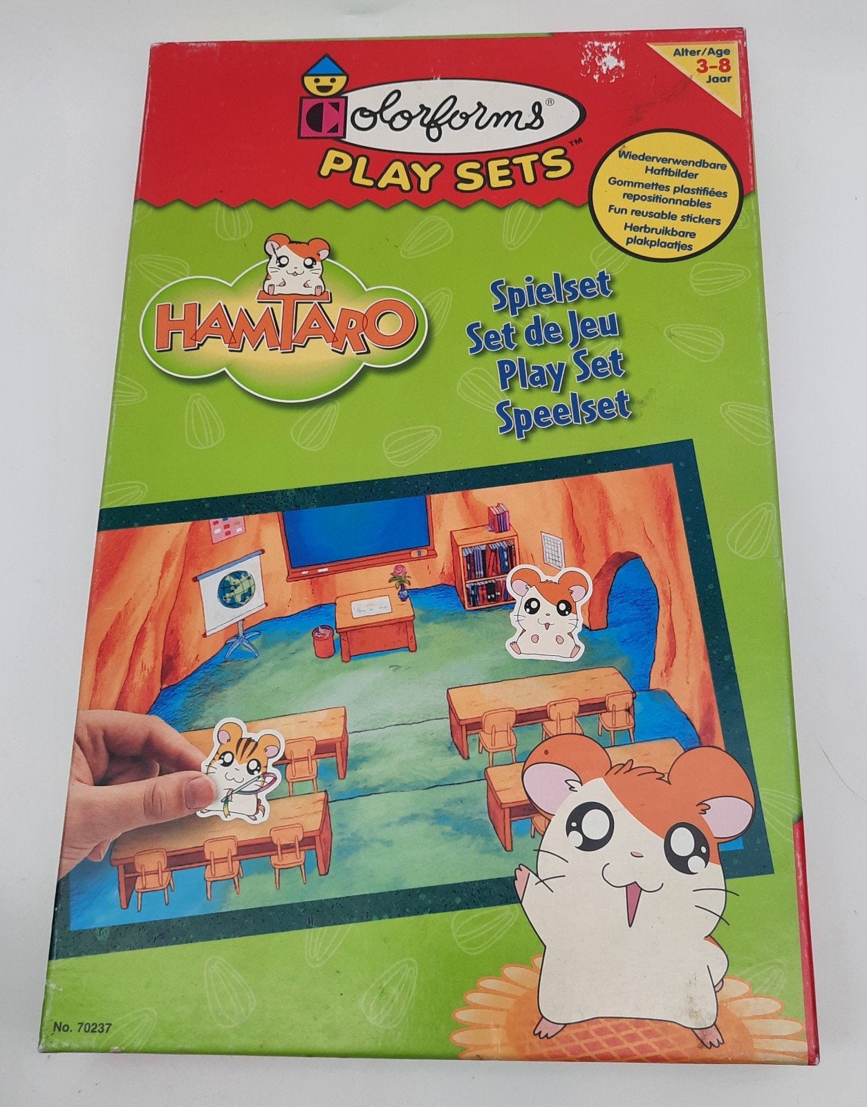 Hamtaro Colorforms set 2003 ZELDZAAM, Ophalen of Verzenden, Zo goed als nieuw
