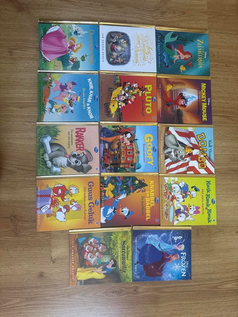 Gouden Boekjes - Diverse Disney Titels (14 stuks), Boeken, Ophalen, Gelezen, Sprookjes
