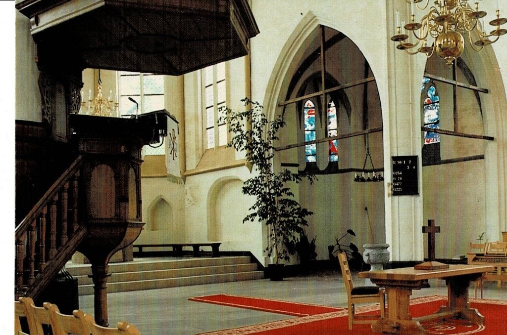 Lochem, interieur Herv. Kerk, Ophalen of Verzenden, Ongelopen, Gelderland