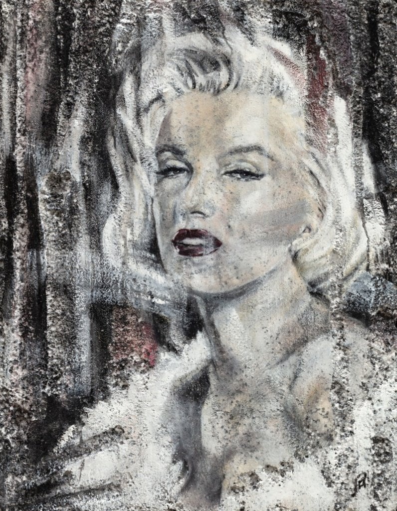 Modern schilderij/wandsculptuur van idool MM, Ophalen of Verzenden