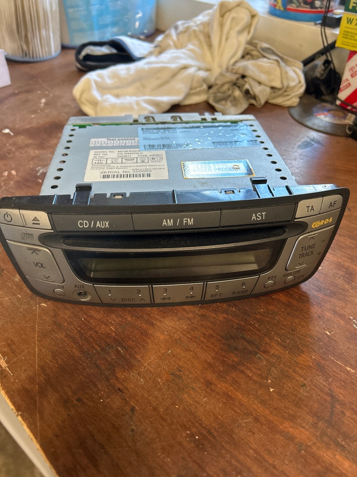 Radio CD Speler voor Aygo, Peugeot 107, Citroën C1 (2007), Ophalen of Verzenden, Zo goed als nieuw