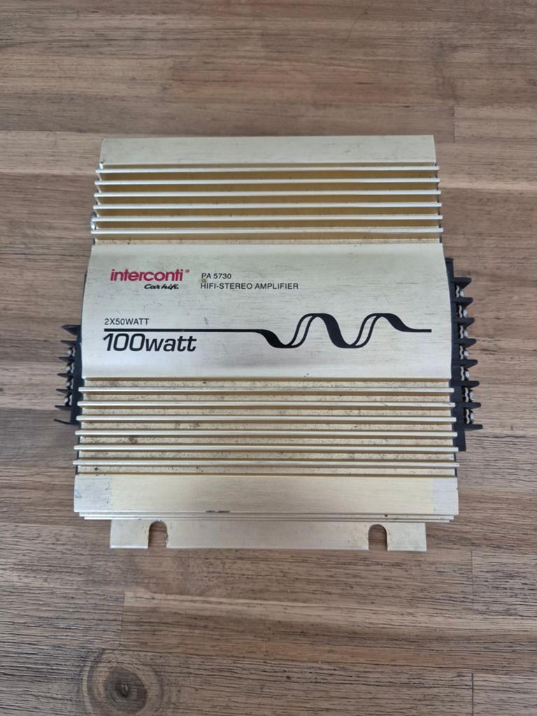 Interconti PA 5730 Hifi-Stereo Versterker 100W, Ophalen of Verzenden, Gebruikt