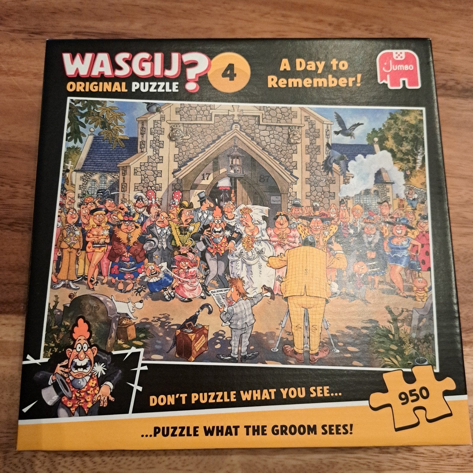 wasgij puzzel 950 stukjes original 4, Ophalen, 500 t/m 1500 stukjes, Gebruikt