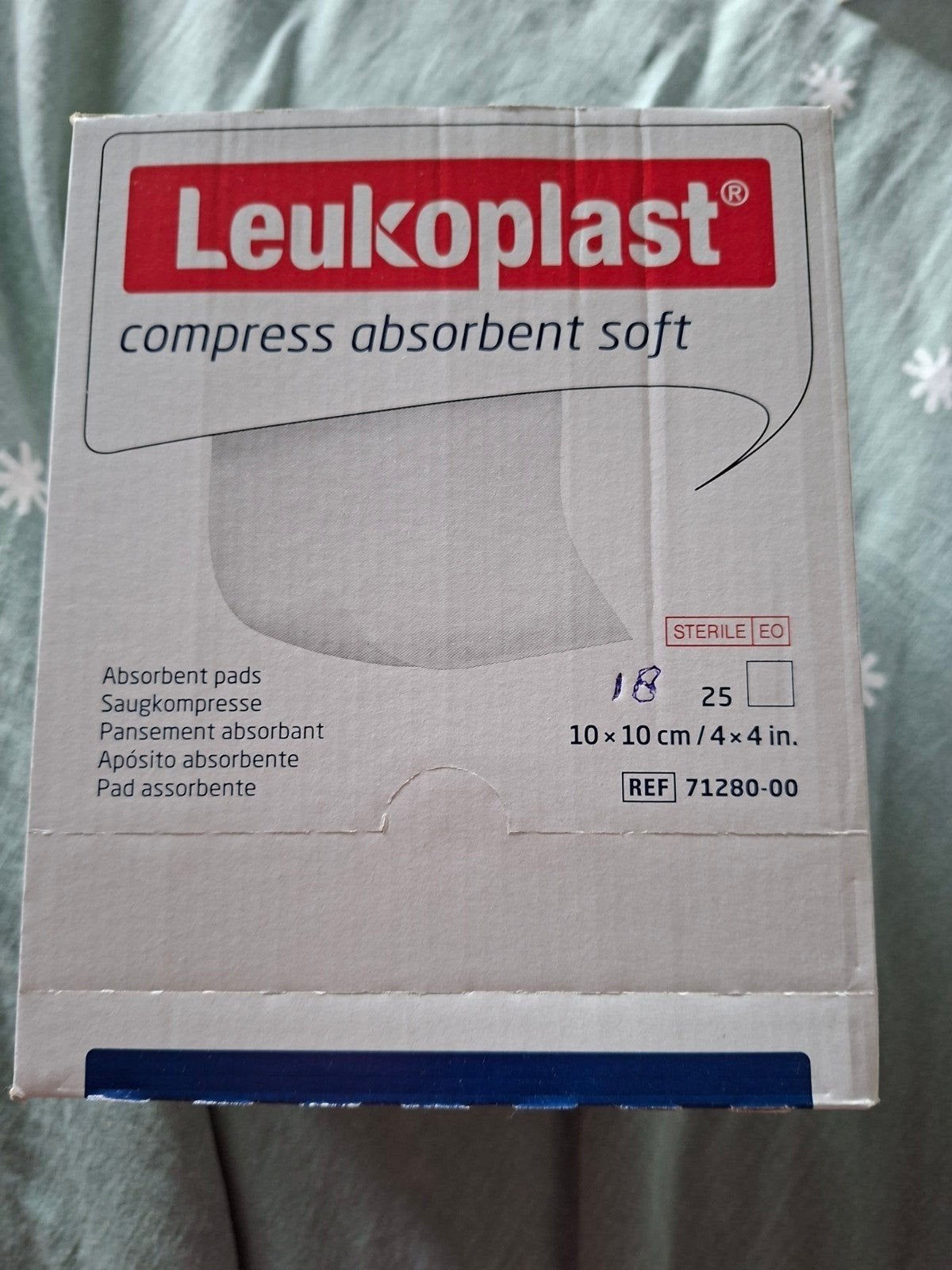 Leukoplast compress absorbent soft steriel 10 x 10 cm 37 stu, Diversen, Verpleegmiddelen, Ophalen