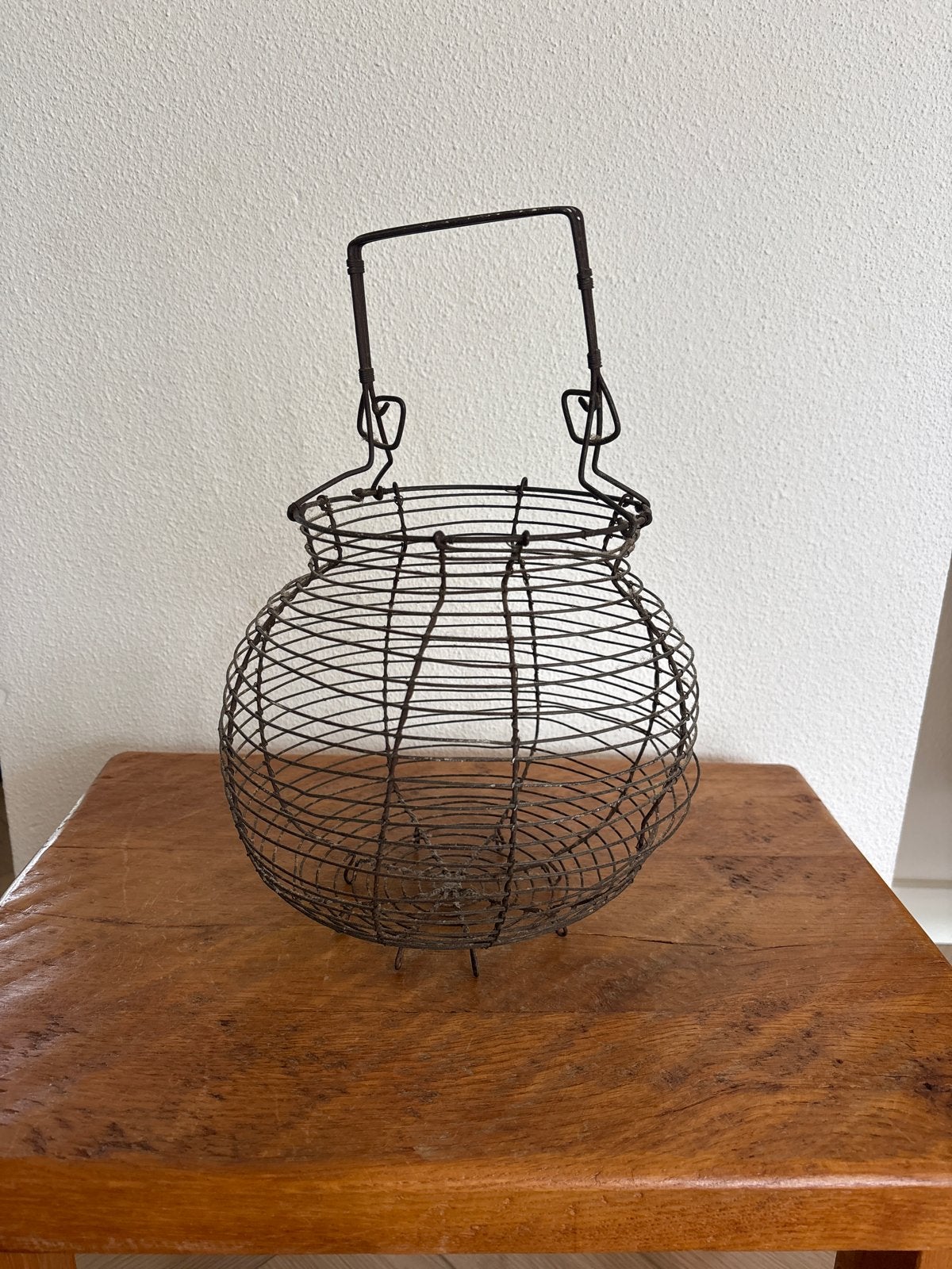 Vintage eierrek, draadmand, fruitmand, decoratie, Ophalen
