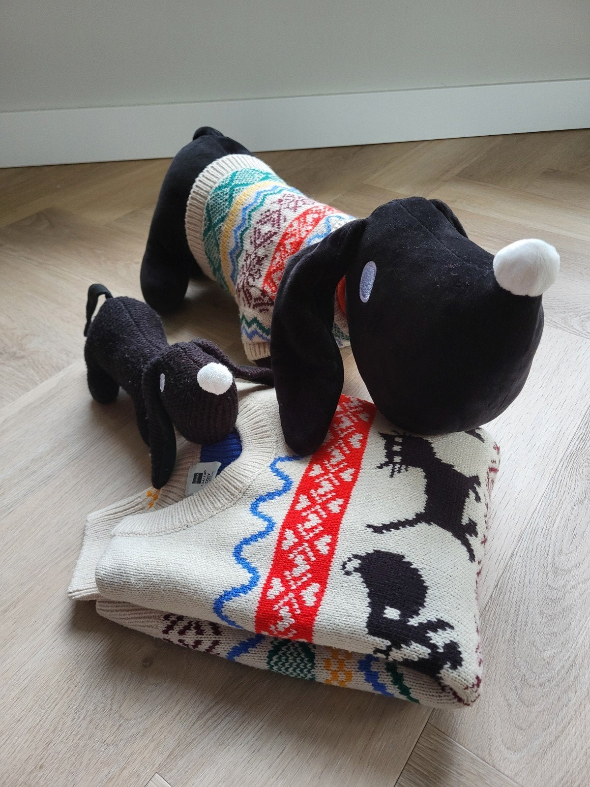 Takkie set knuffel en trui, Hema, Zo goed als nieuw, Middelgroot (20 tot 80 cm), Hond
