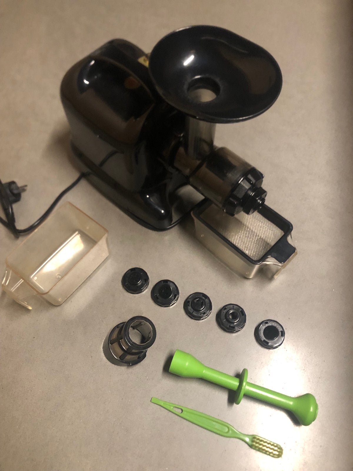 Slowjuicer Matstone, Witgoed en Apparatuur, Ophalen of Verzenden, Zo goed als nieuw, 3 snelheden of meer
