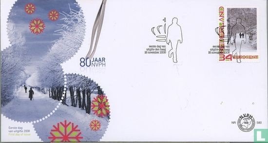 FDC E580 - 100 Jaar KNBLO 2008 NL onbeschreven, Ophalen of Verzenden, Nederland