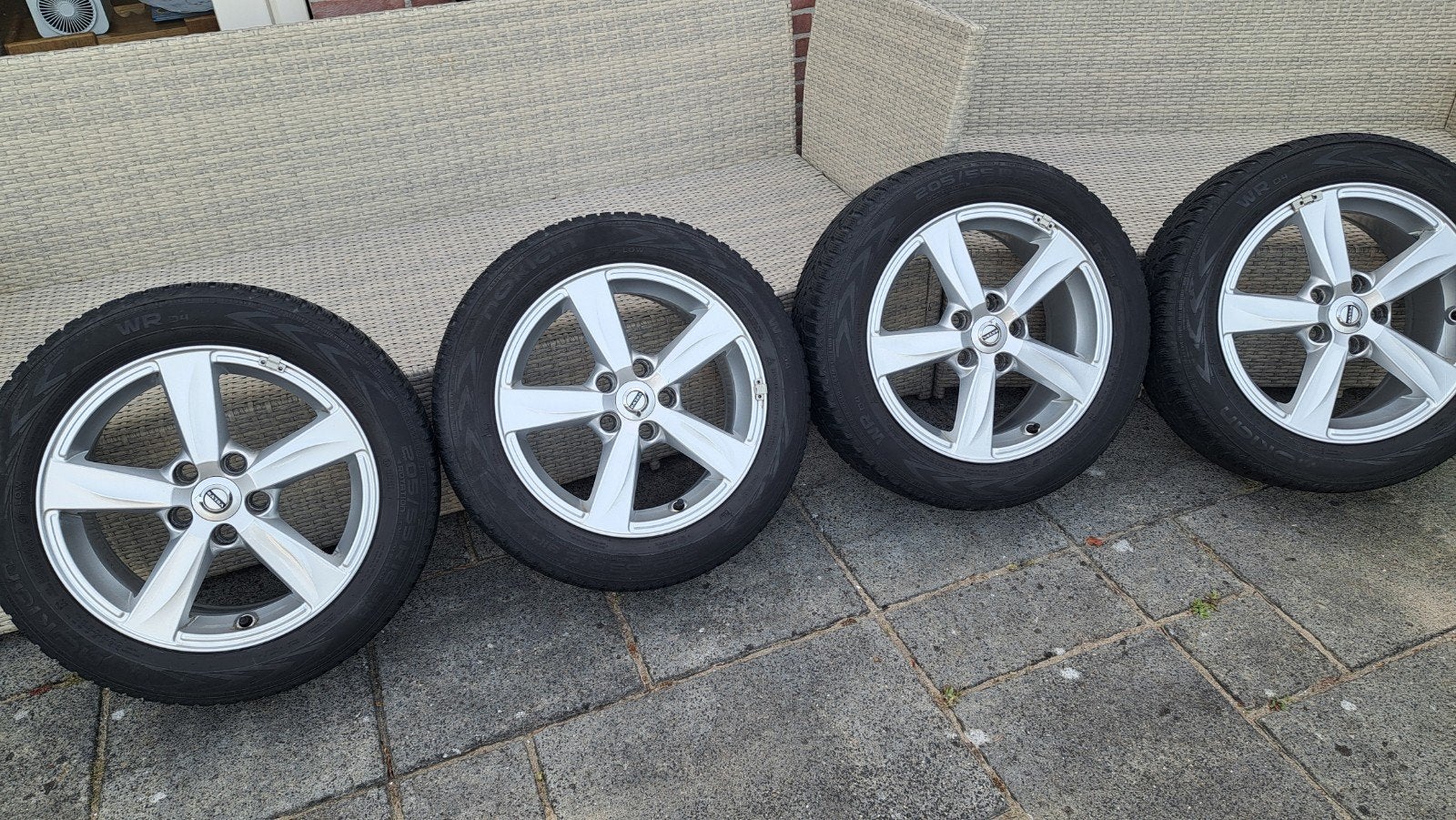 Nokian WR D4 Winterbanden 205/55 R16 91H M+S, Auto-onderdelen, Banden en Velgen, Ophalen, Gebruikt, 16 inch, Band(en)