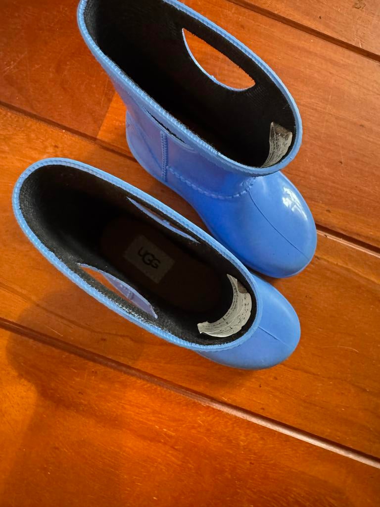 UGG kinder regenlaarsjes - Blauw - Zeer goede staat, Ophalen, Zo goed als nieuw, Jongen of Meisje, Laarzen