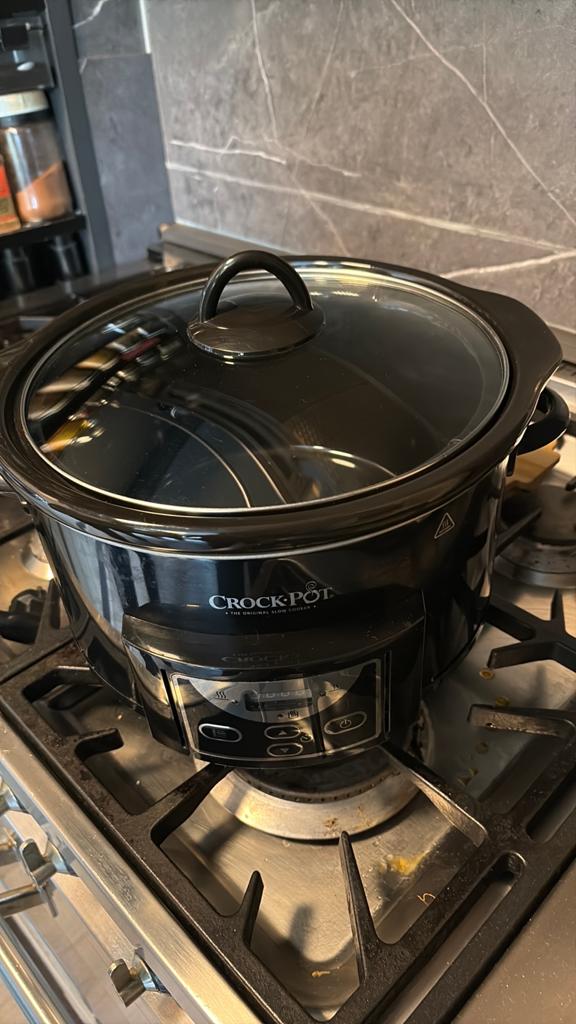 Crock-pot 4,7 liter zgan, Ophalen of Verzenden, Zo goed als nieuw