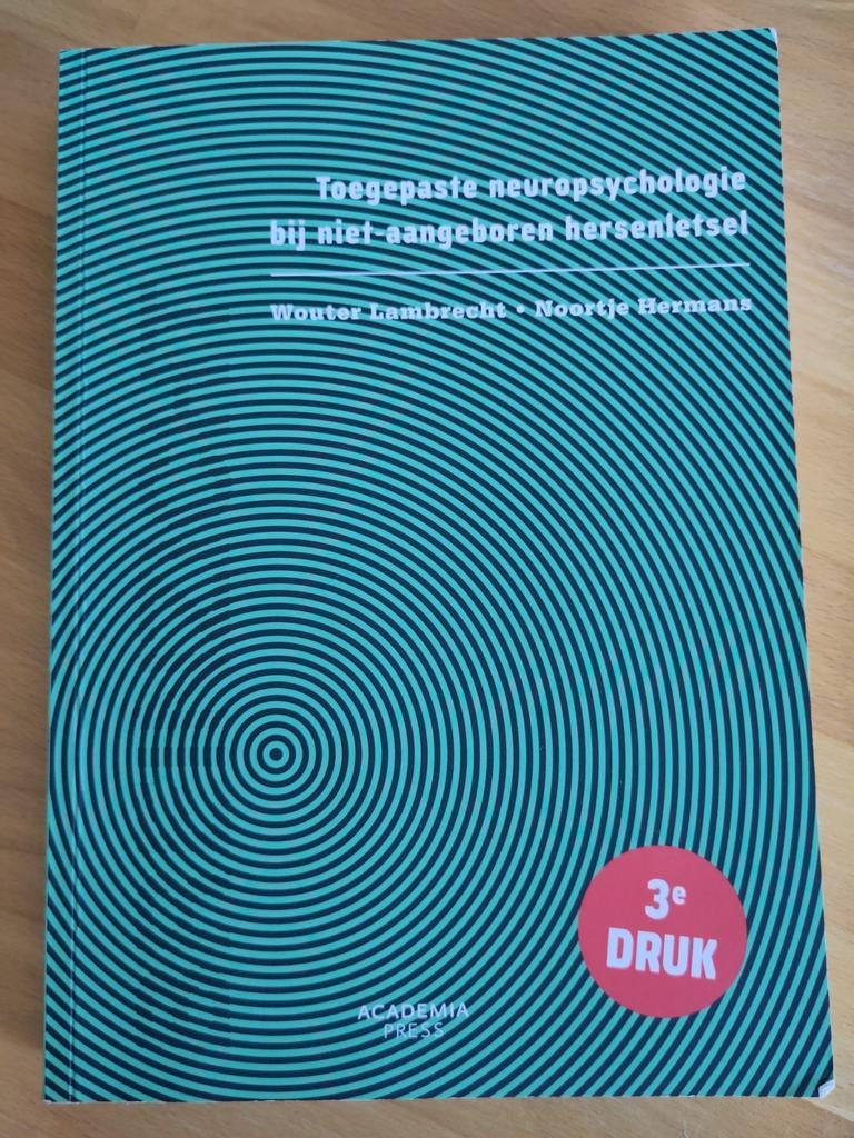 Toegepaste neuropsychologie bij niet-aangeboren hersenletsel, Boeken, Ophalen of Verzenden, Beta, HBO
