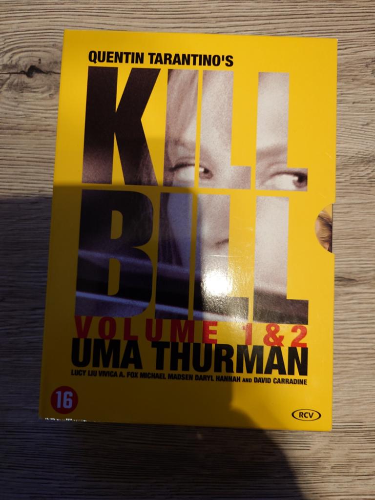 Kill Bill 1,2 DvDs, Vanaf 16 jaar, Ophalen of Verzenden, Zo goed als nieuw