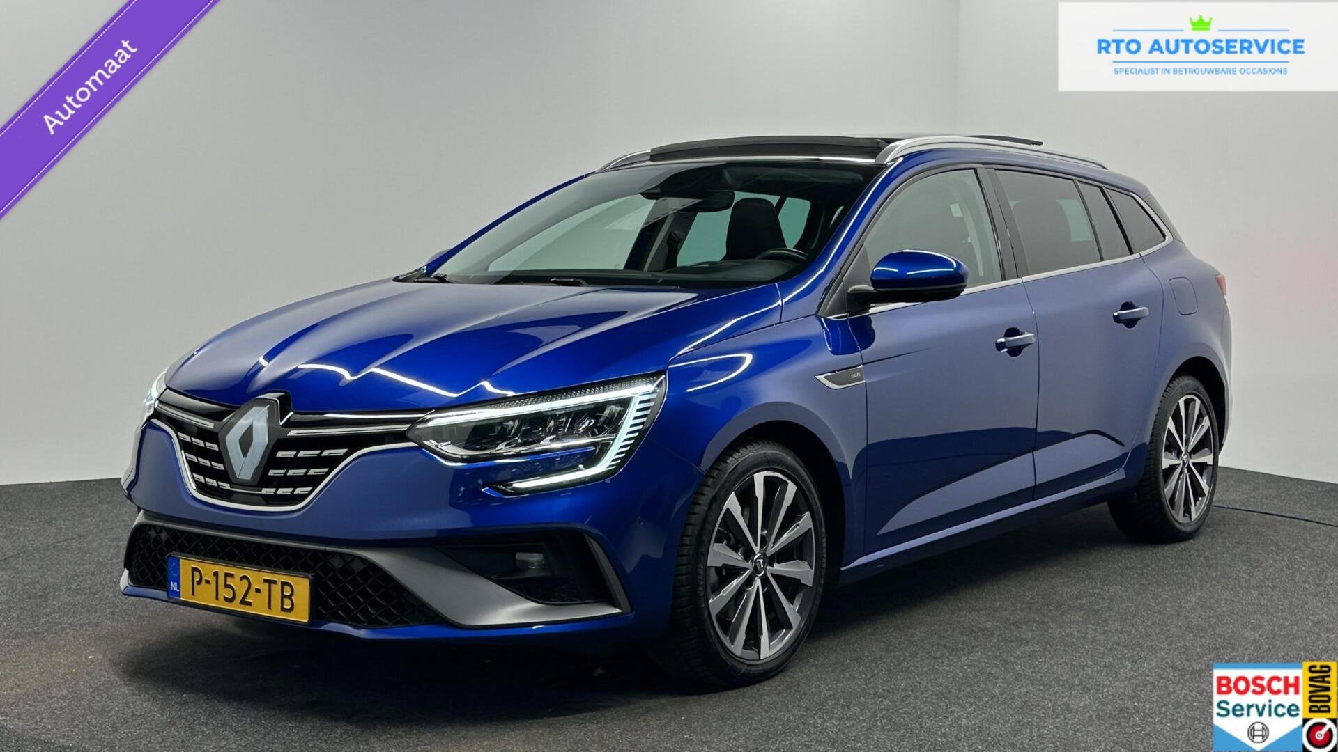 Renault Megane Estate 1.6 E-Tech Plug-In Hybrid 160 R.S. Lin, Auto's, Renault, 77 km/l, Gebruikt, 4 cilinders, Met garantie (alle)