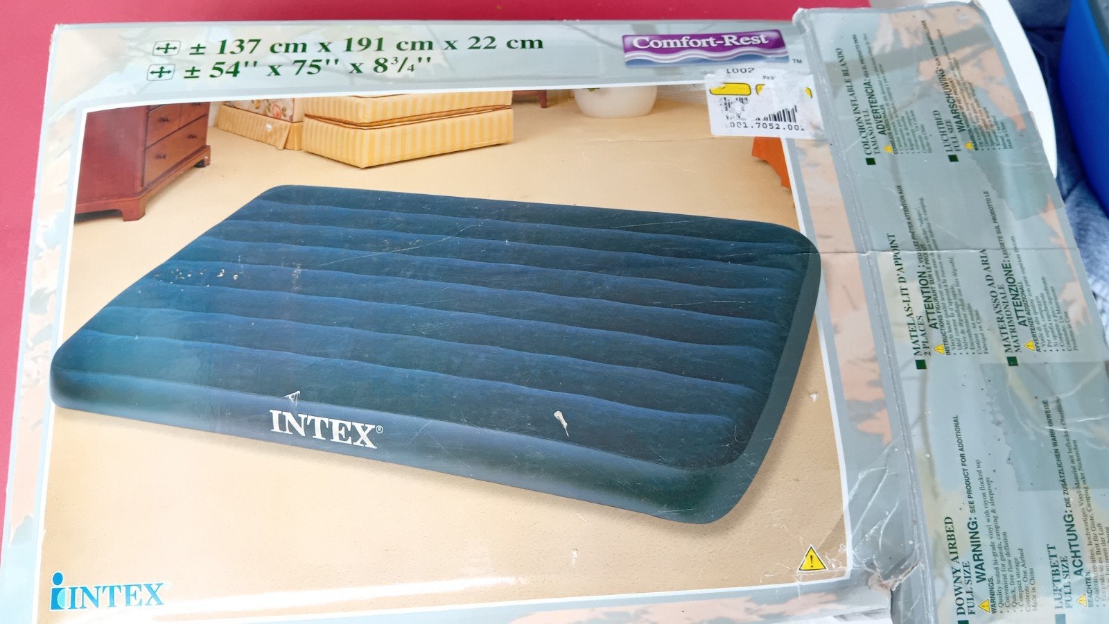 20 cm dik Luchtbed 2-persoons luchtbed., Ophalen of Verzenden, Nieuw, 2-persoons